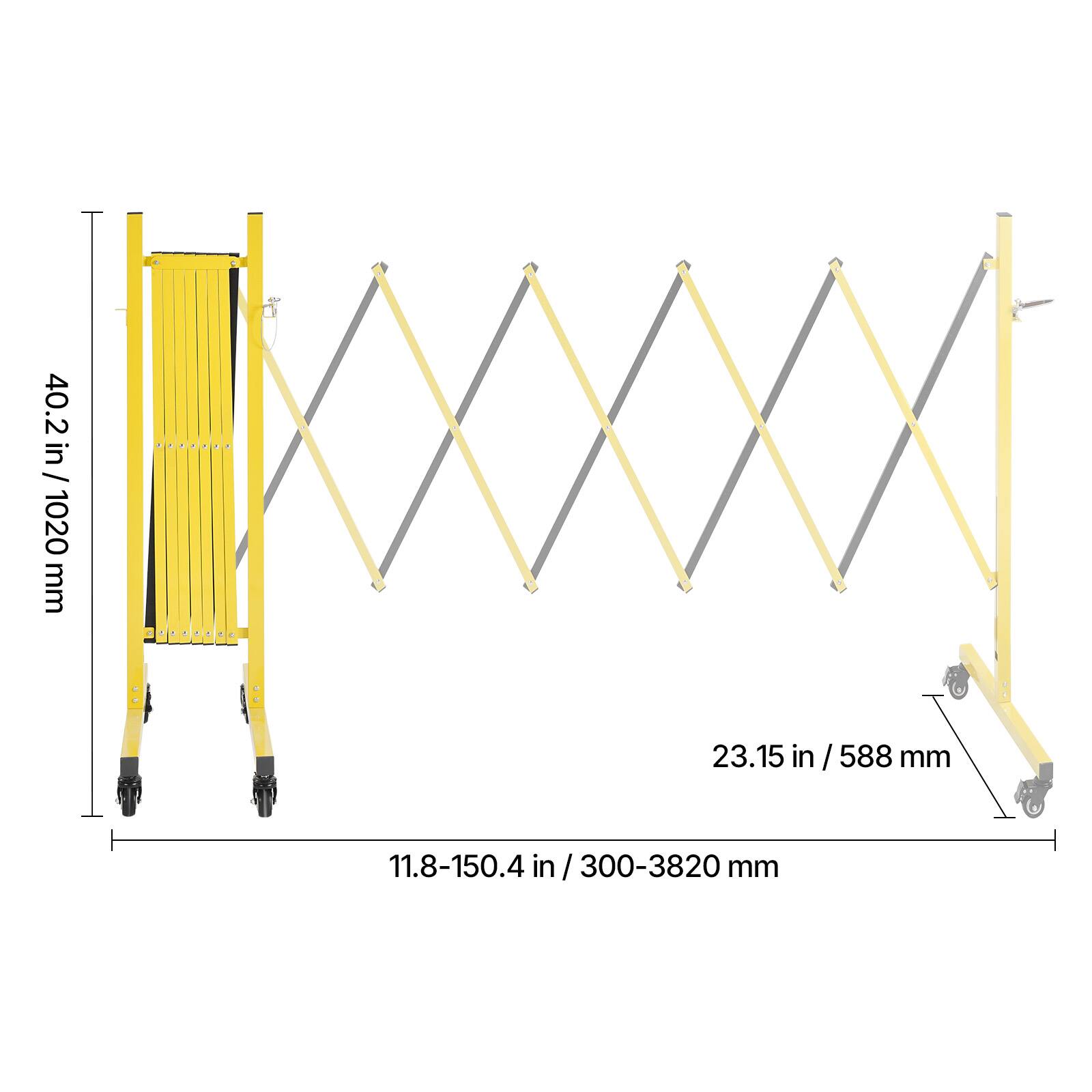 40.2 in / 1020 mm  
23.15 in / 588 mm  
11.8-150.4 in / 300-3820 mm