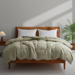 Peace Nest - Ultra Soft All Season Down Feather Comforter, Twin - Sage Green