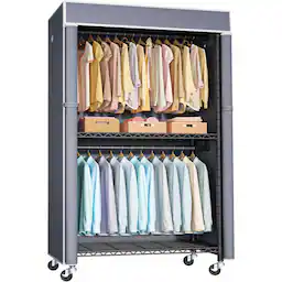 Black Rack With Grey Cover