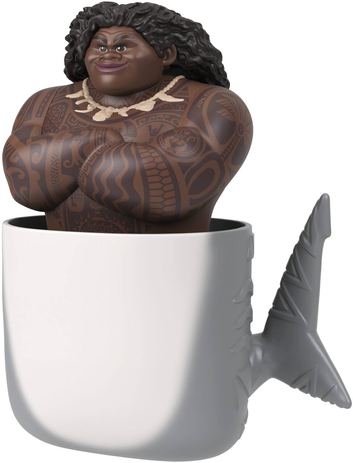 Alt View 4. Mattel - Mattel - Disney Moana Shapeshifting Shark Maui Small Doll With Transforming Shark Outfit   - COLLECTIBLES - Multicolor.