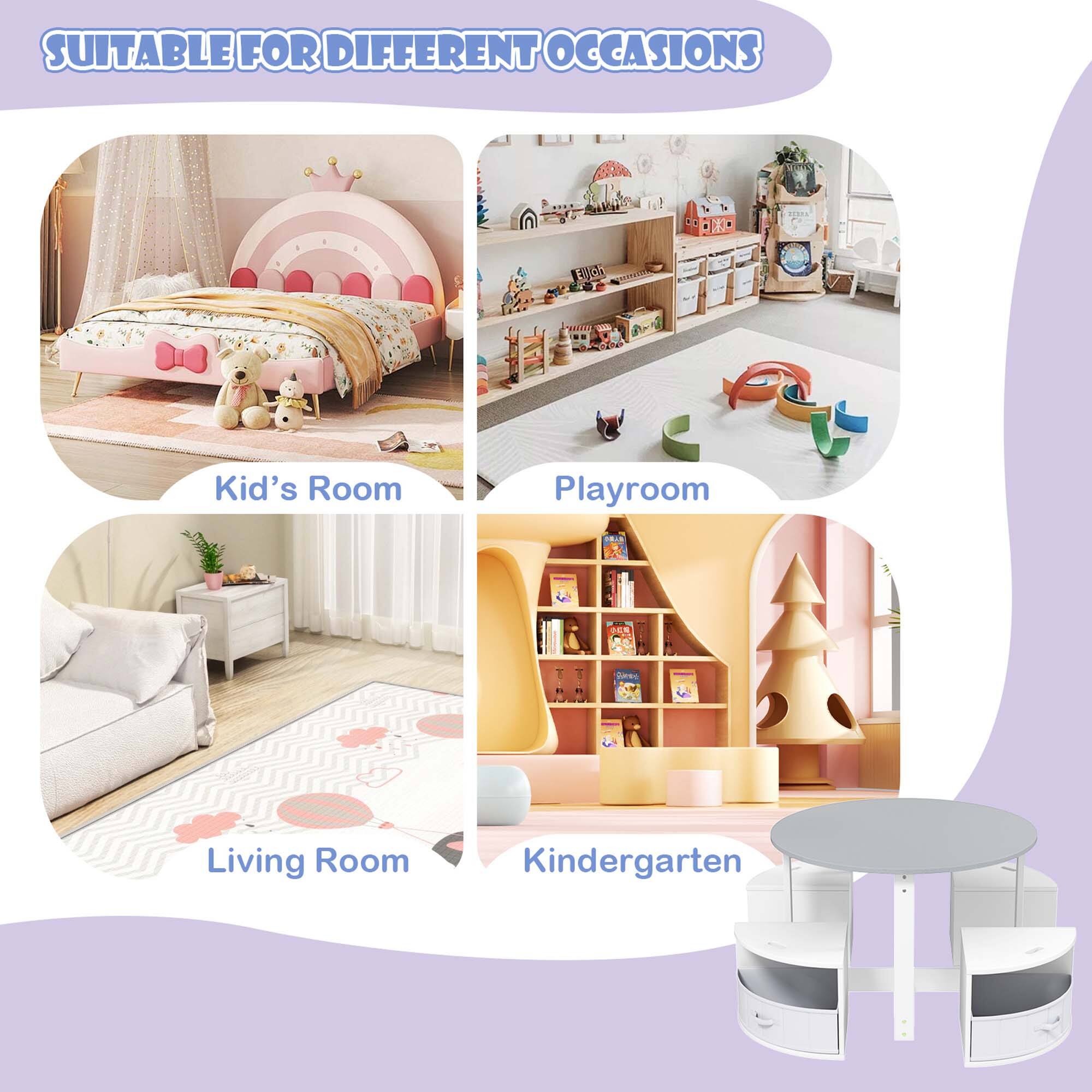 SUITABLE FOR DIFFERENT OCCASIONS

- Kid's Room
- Playroom
- Living Room
- Kindergarten