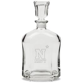 Jardine - Navy Midshipmen 23.75oz. Crystal Whiskey Decanter - Multicolor