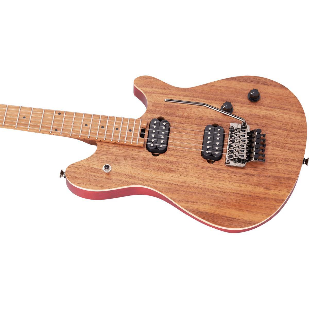 Alt View 6. EVH - EVH Wolfgang Standard Exotic Koa Electric Guitar, Baked Maple Fingerboard, Natural.