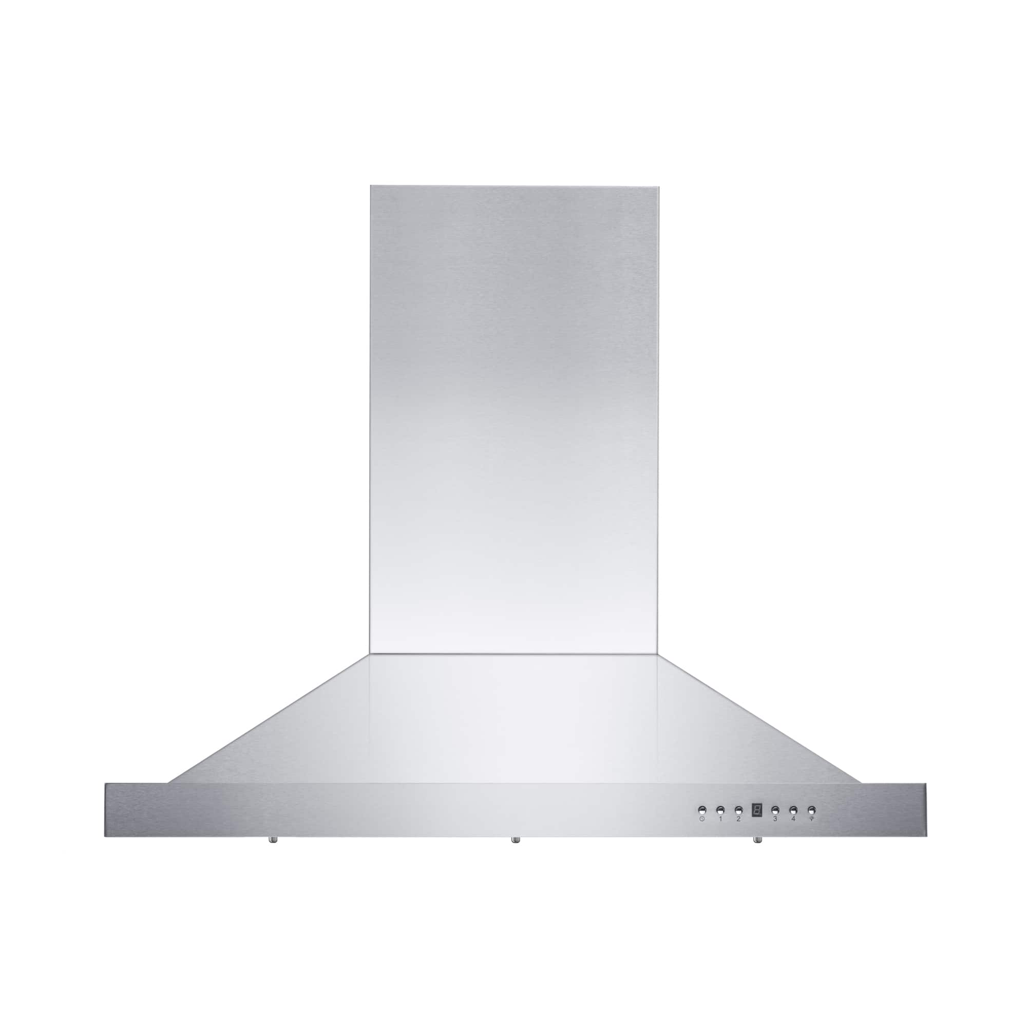 Front. ZLINE - 36" Externally Vented Range Hood - Stainless steel.