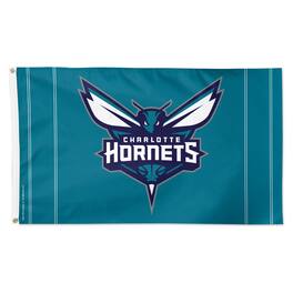 WinCraft - Charlotte Hornets 3' x 5' Vertical Stripe Deluxe Single-Sided Flag - Multicolor