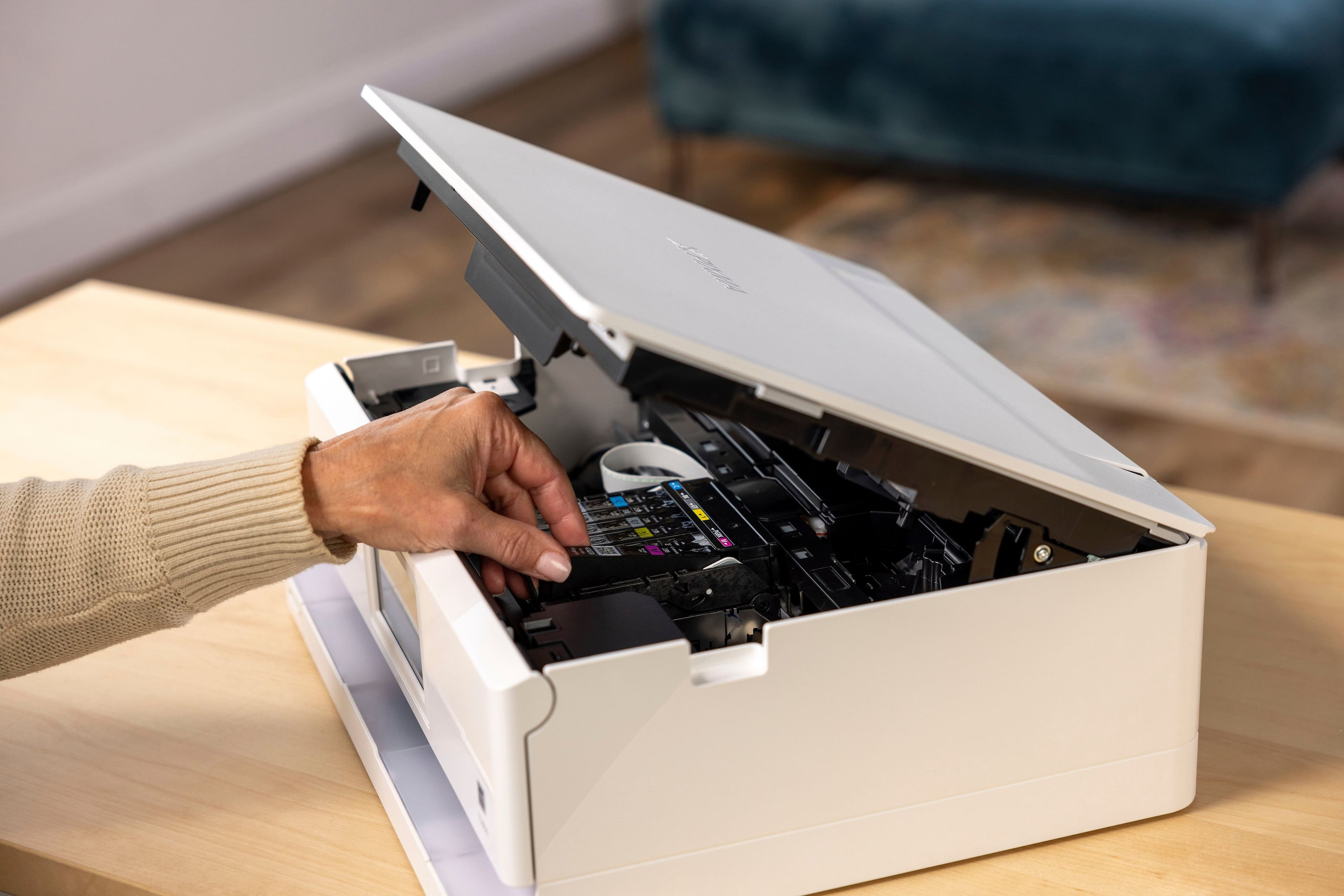 Alt View 12. Canon - PIXMA TS8820 Wireless All-In-One Inkjet Printer - White.