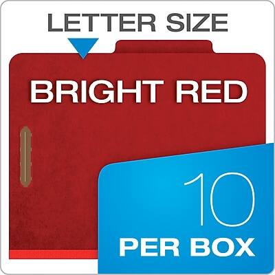 LETTER SIZE  
BRIGHT RED  
10 PER BOX