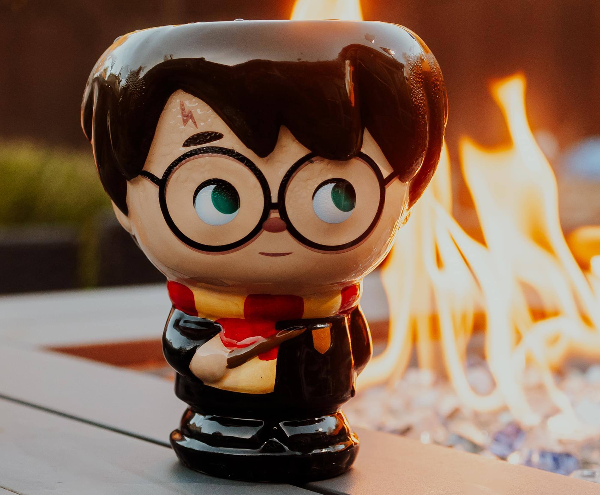 Alt View 5. Harry Potter - Cupful Of Cute Harry Potter Ceramic Mug | Holds 16 Ounces - Brown.