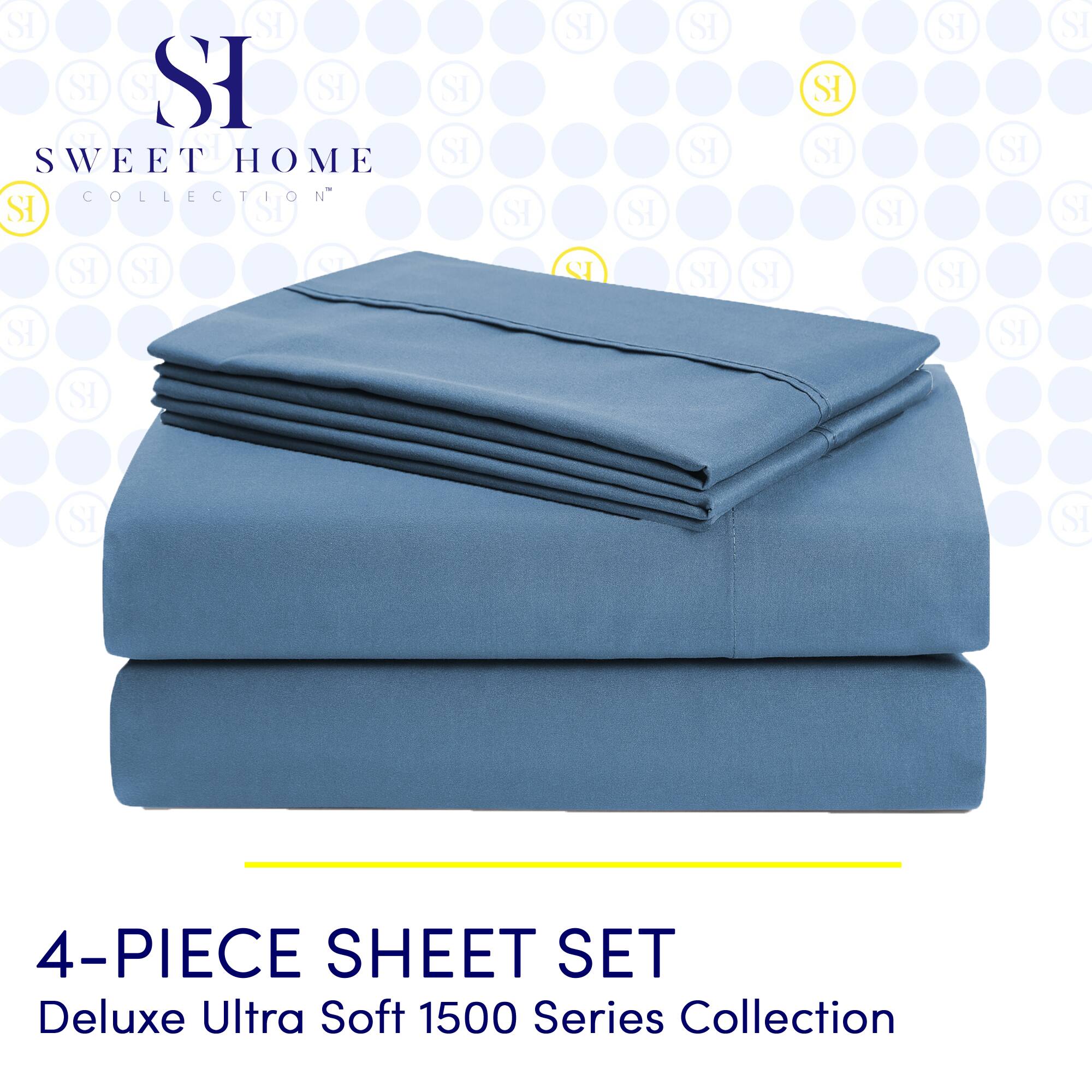 SI  
SWEET HOME  
COLLECTION™  

4-PIECE SHEET SET  
Deluxe Ultra Soft 1500 Series Collection