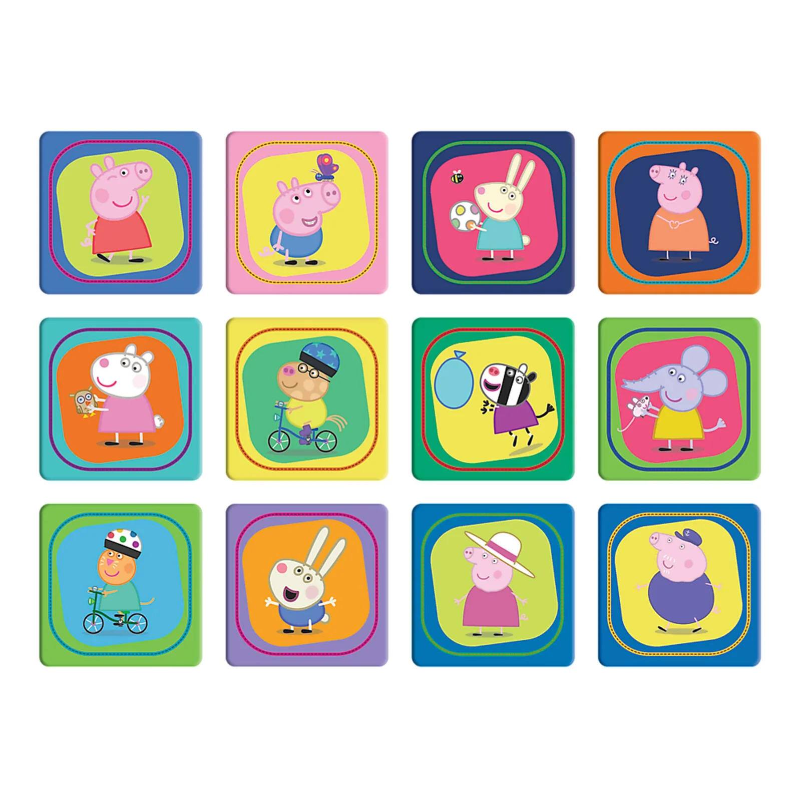 Alt View 2. Trefl - Trefl Kids Peppa Pig Kids Happy Moments with Peppa Pig 2in1 30/48 + 24 Memos Jigsaw Puzzle.