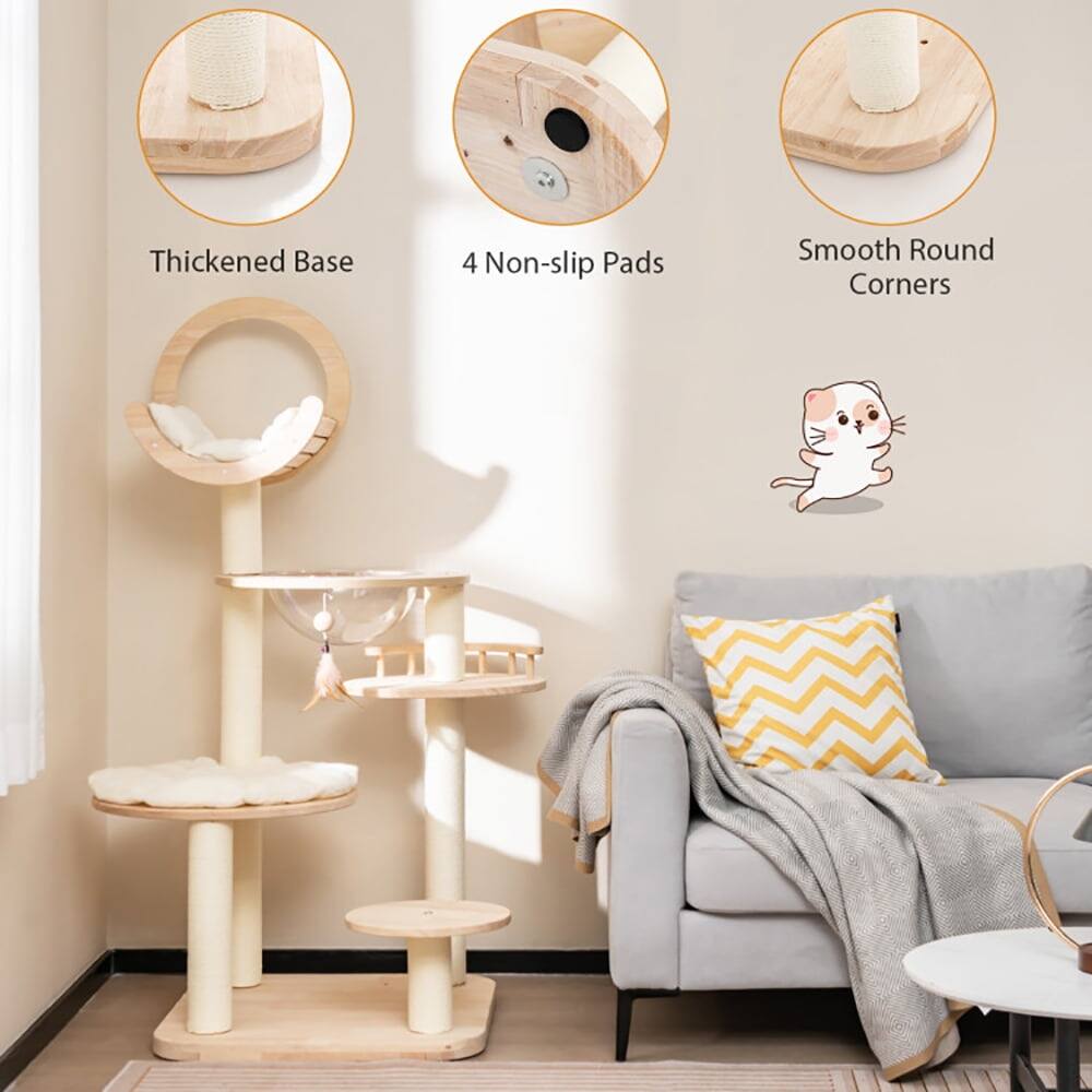 Thickened Base  
4 Non-slip Pads  
Smooth Round Corners