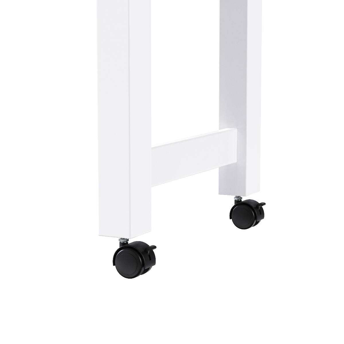 Alt View 7. Loheer - Loheer 74.8" Kitchen Island with Extendable Dining Table, White Kitchen Storage Cart with 3 Drawers & Power Outlet - White.