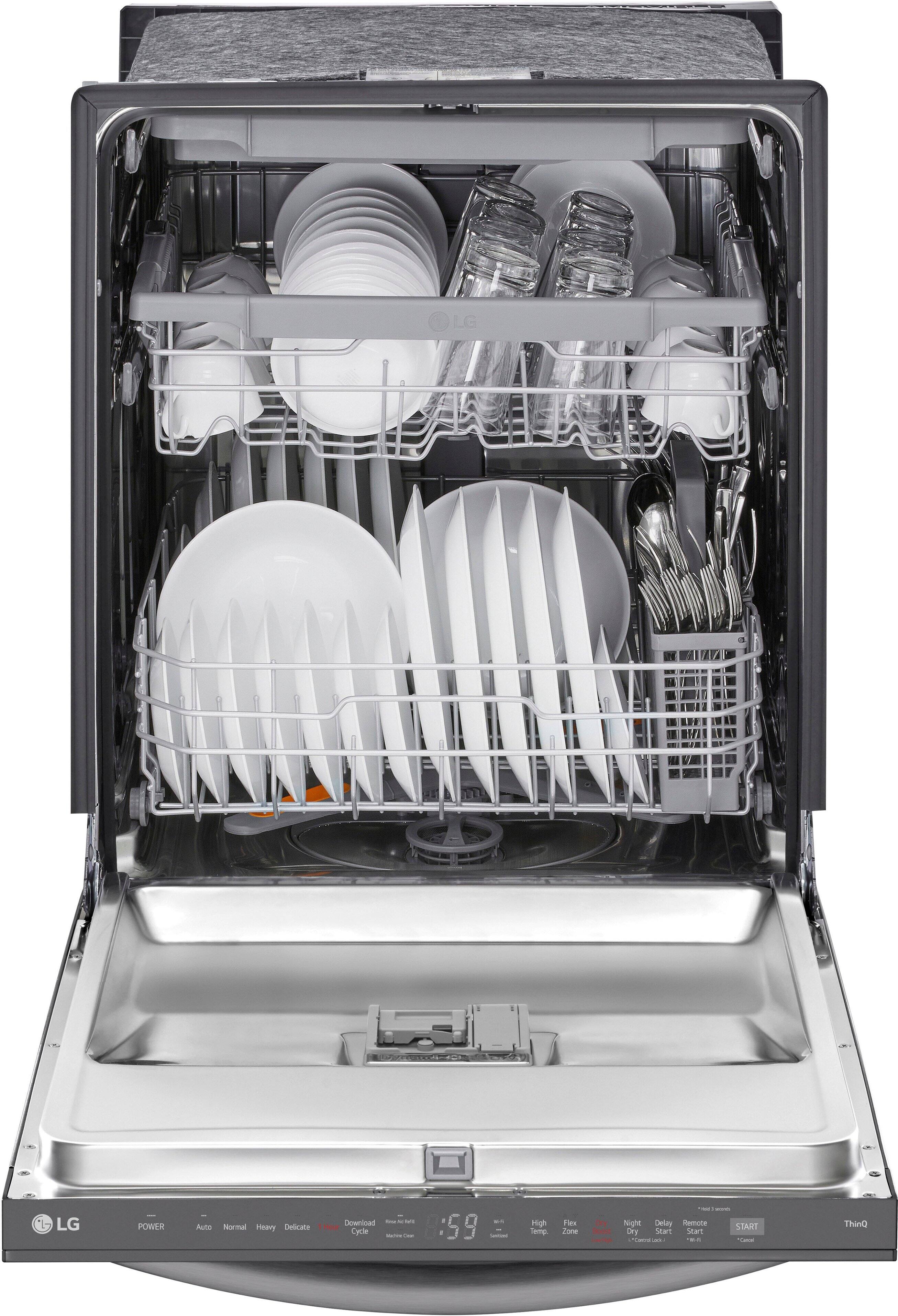 LG LG POWER Auto Normal Heary Delicate Download - - - Cycle - - :59 - High Semp eu Zone Booet : : night Delay demcte START Dry Start Stat . - - - - ThinQ