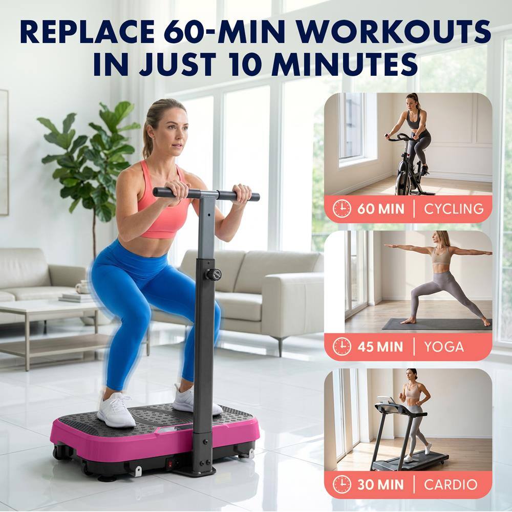 REPLACE 60-MIN WORKOUTS IN JUST 10 MINUTES

60 MIN | CYCLING

45 MIN | YOGA

30 MIN | CARDIO