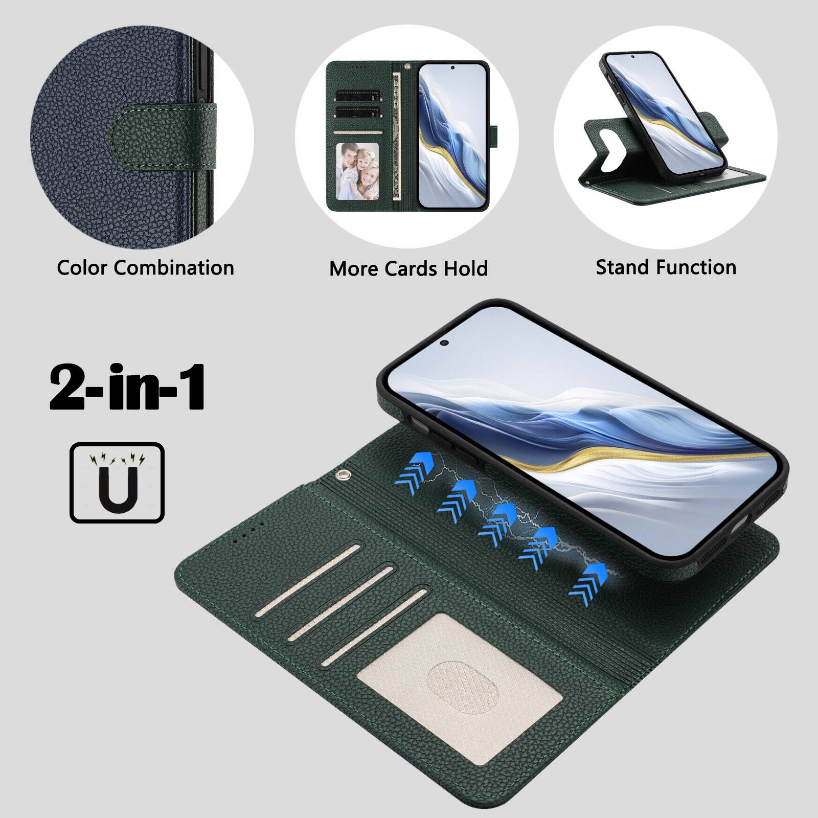 Color Combination  
More Cards Hold  
Stand Function  

2-in-1