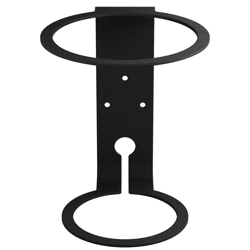 Alt View 2. RackSolutions - RackSolutions HomeBase Wall Mount for 2nd Generation HomePod (Black) - Black.