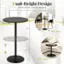 Dual-Height Design Meet various usage purposes 31021 40" Bar Table 22" Coffee Table