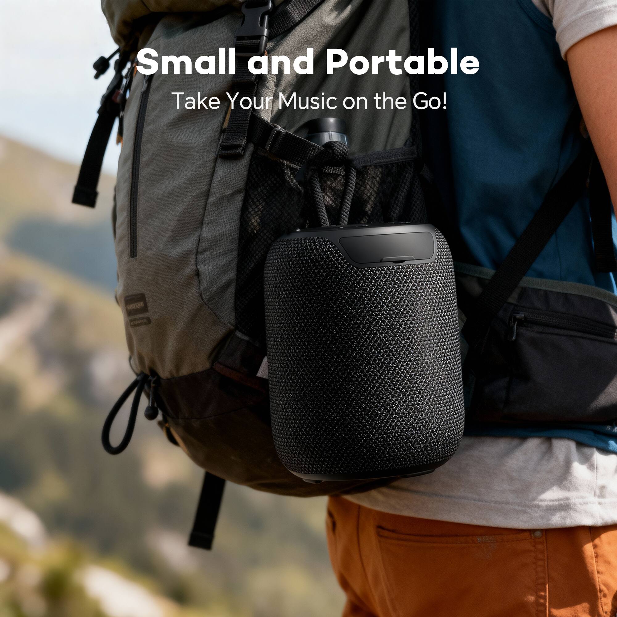 Small and Portable  
Take Your Music on the Go!
