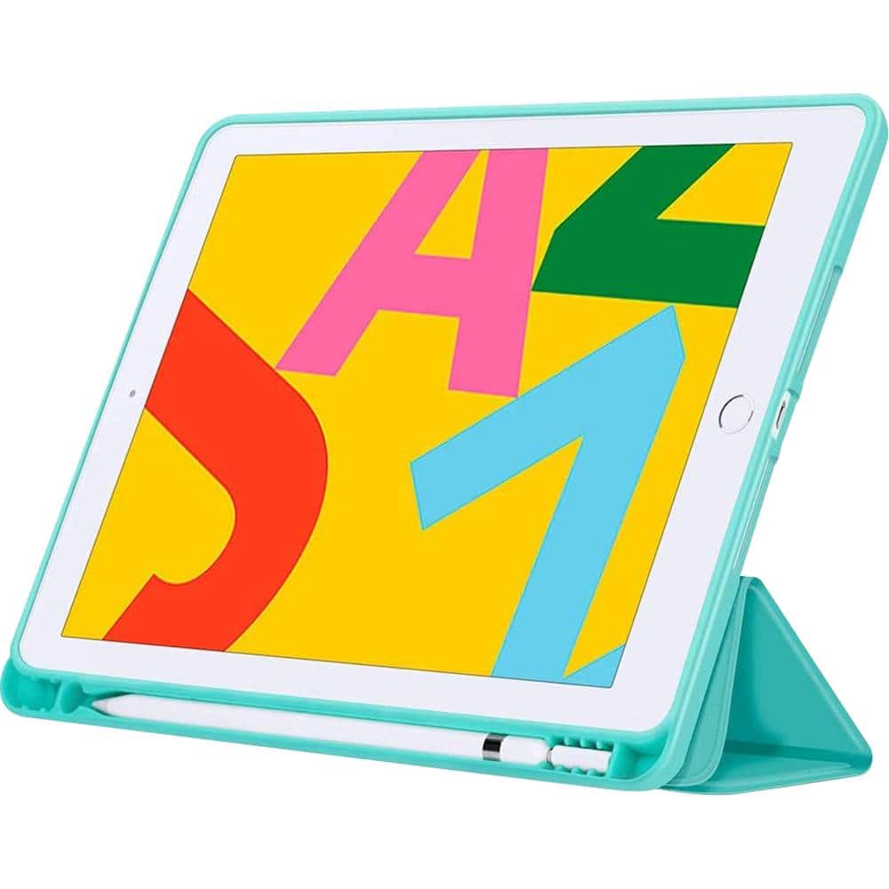 Front. SaharaCase - Folio Case for Apple iPad 10.2 (8th Gen 2020) and (9th Gen 2021) - Teal.