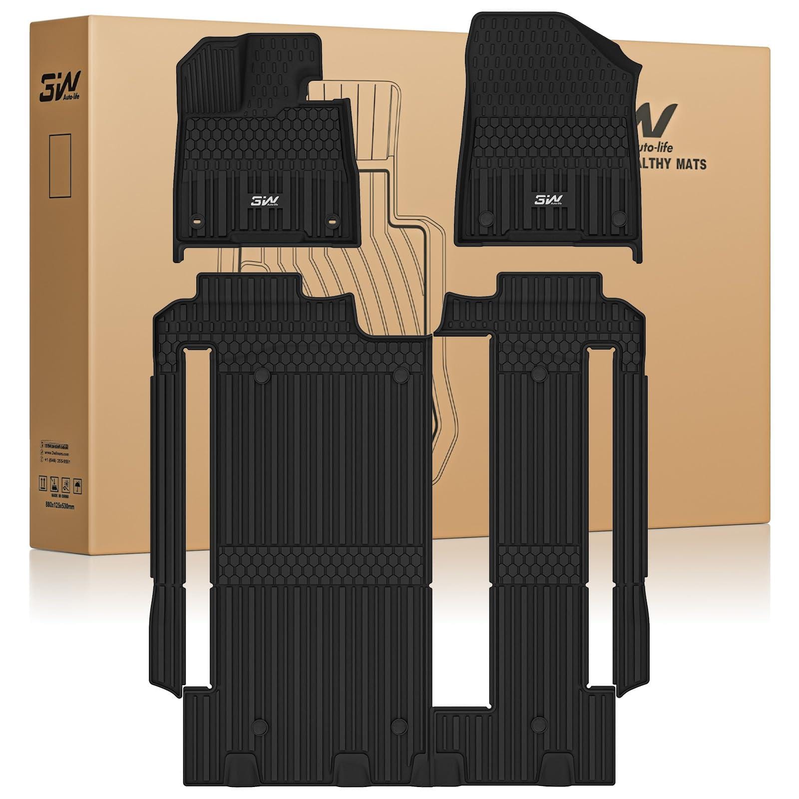 Empire DigiLabs - Floor Mats Fit Toyota Rav4 nor For Hybrid Or Prime Tpe All Weather Custom Liner Rav 4 Le xle se limited p - 1. Toyota Sienna 8 Seat|21-25|Floor Mats