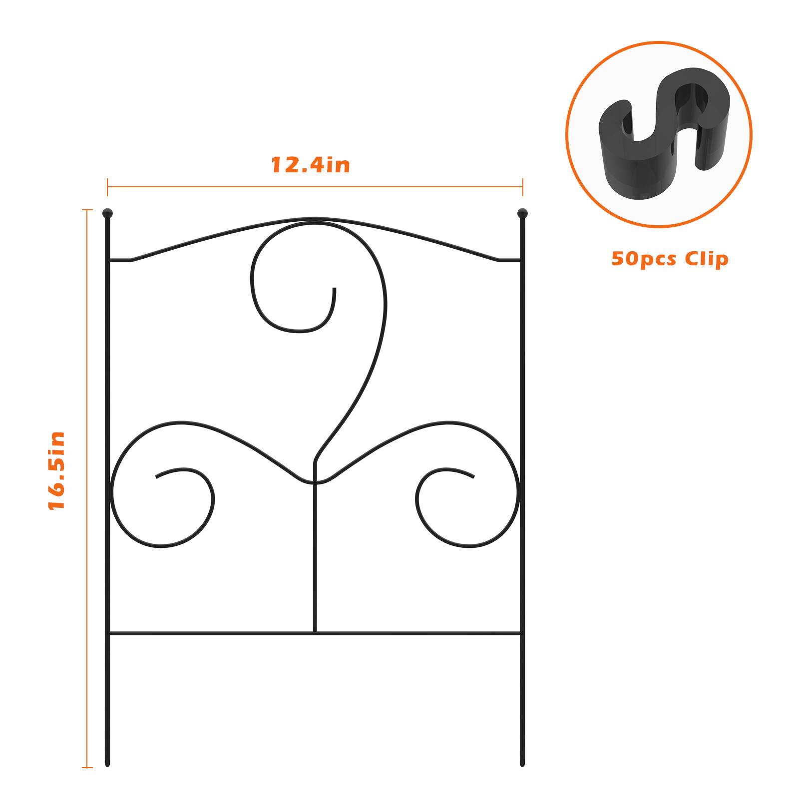 12.4in x 16.5in, 50pcs Clip
