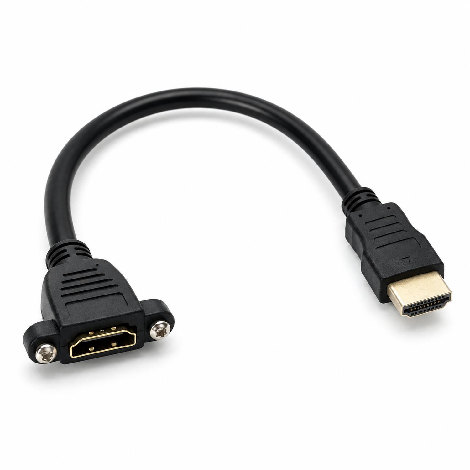 Front. Sanoxy - HDMI Extension Cable, Male to Female Extender Wire Cord 3 feet - Black.