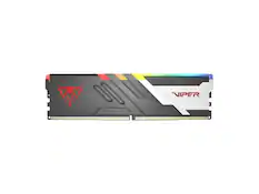 Front. Patriot - Patriot 16GB 288-Pin PC RAM DDR5 5600 (PC5 44800) Desktop Memory Model PVVR516G56C36 - Black.