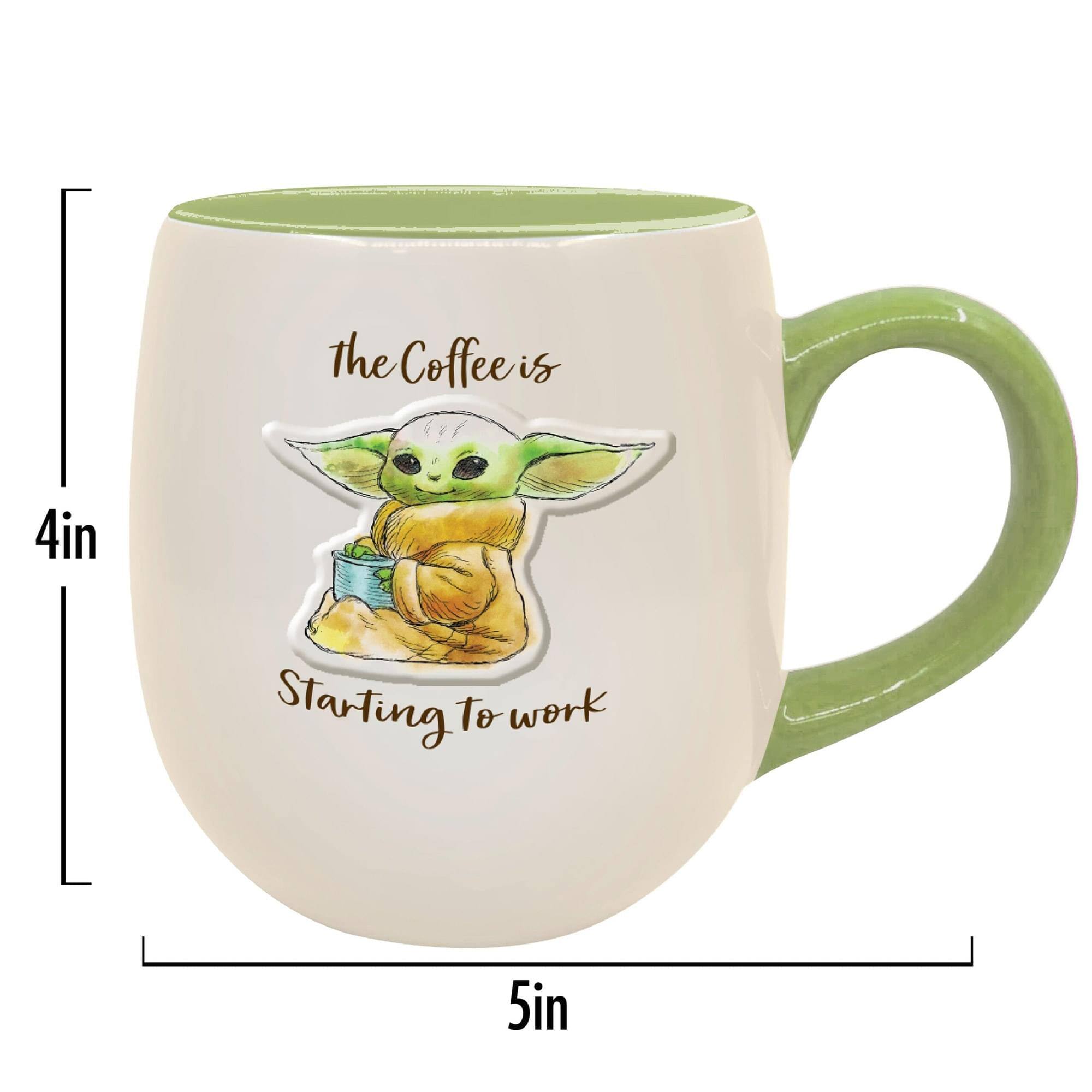 The Coffee is  
Starting to work  

4in  
5in