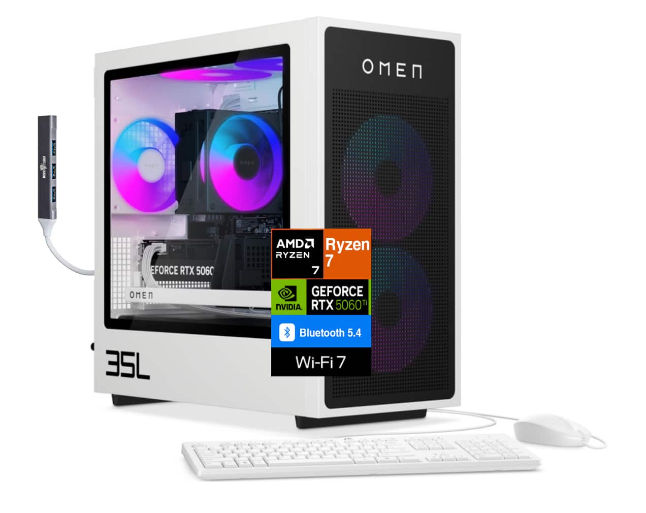 HP - OMEN 35L Desktop PC (AMD...