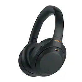Sony - WH 1000XM4 Wireless Noise Canceling Over Ear Headphones Bundle - Black