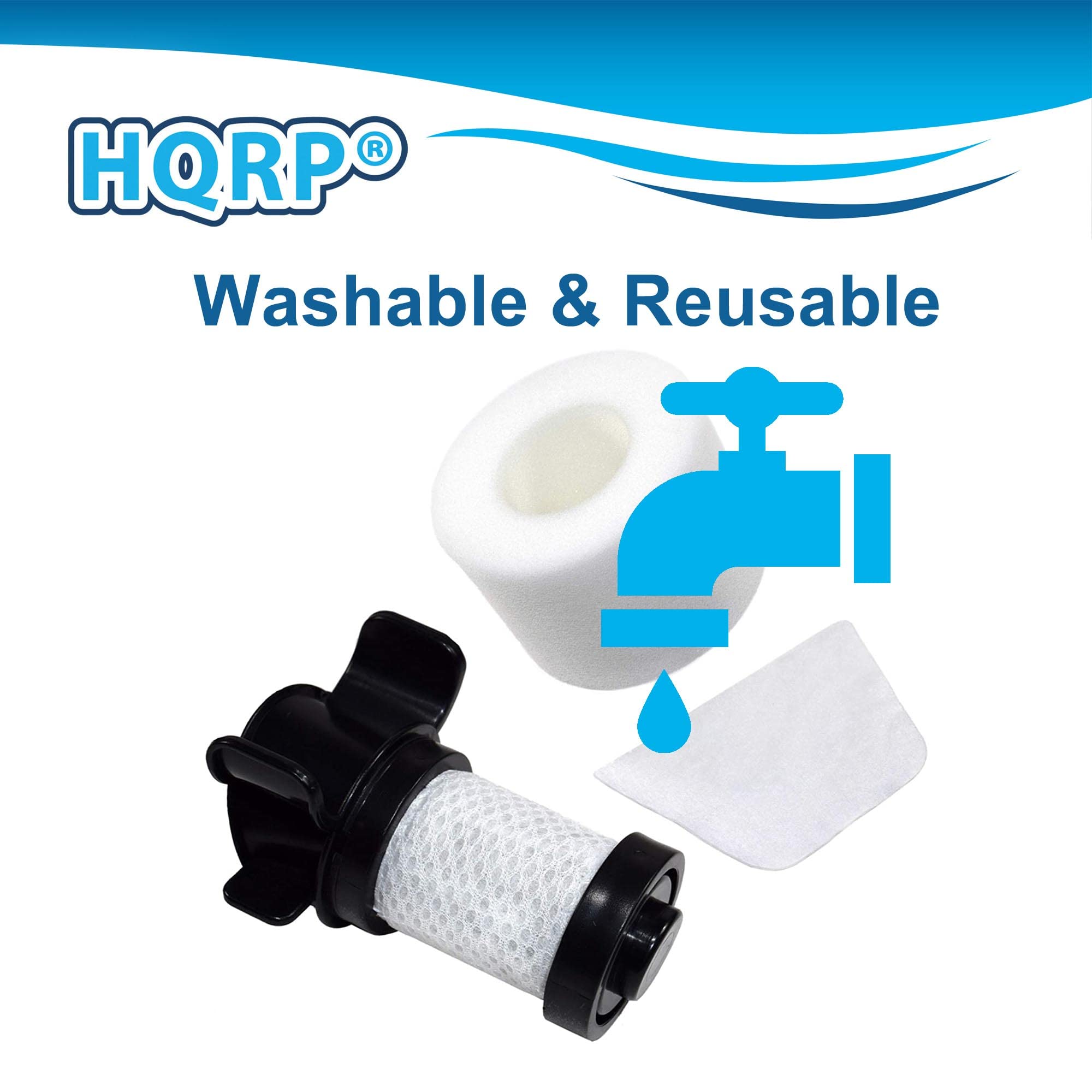 HQRP® Washable & Reusable