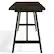 Alt View 13. Simpli Home - Dylan solid wood Industrial 60 inch Wide Writing Office Desk - Dark Tobacco Brown.