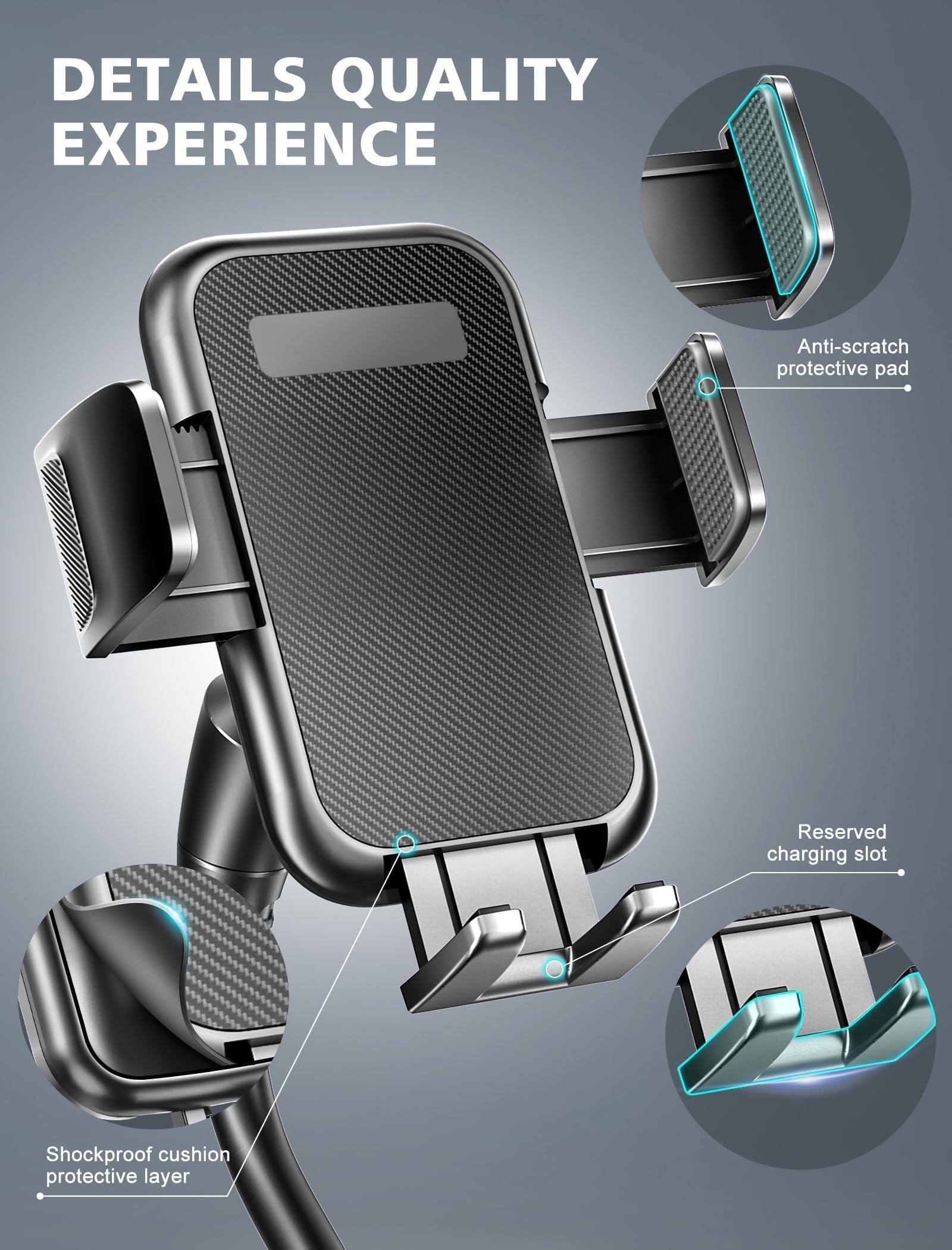 DETAILS QUALITY EXPERIENCE

- Anti-scratch protective pad
- Reserved charging slot
- Shockproof cushion protective layer