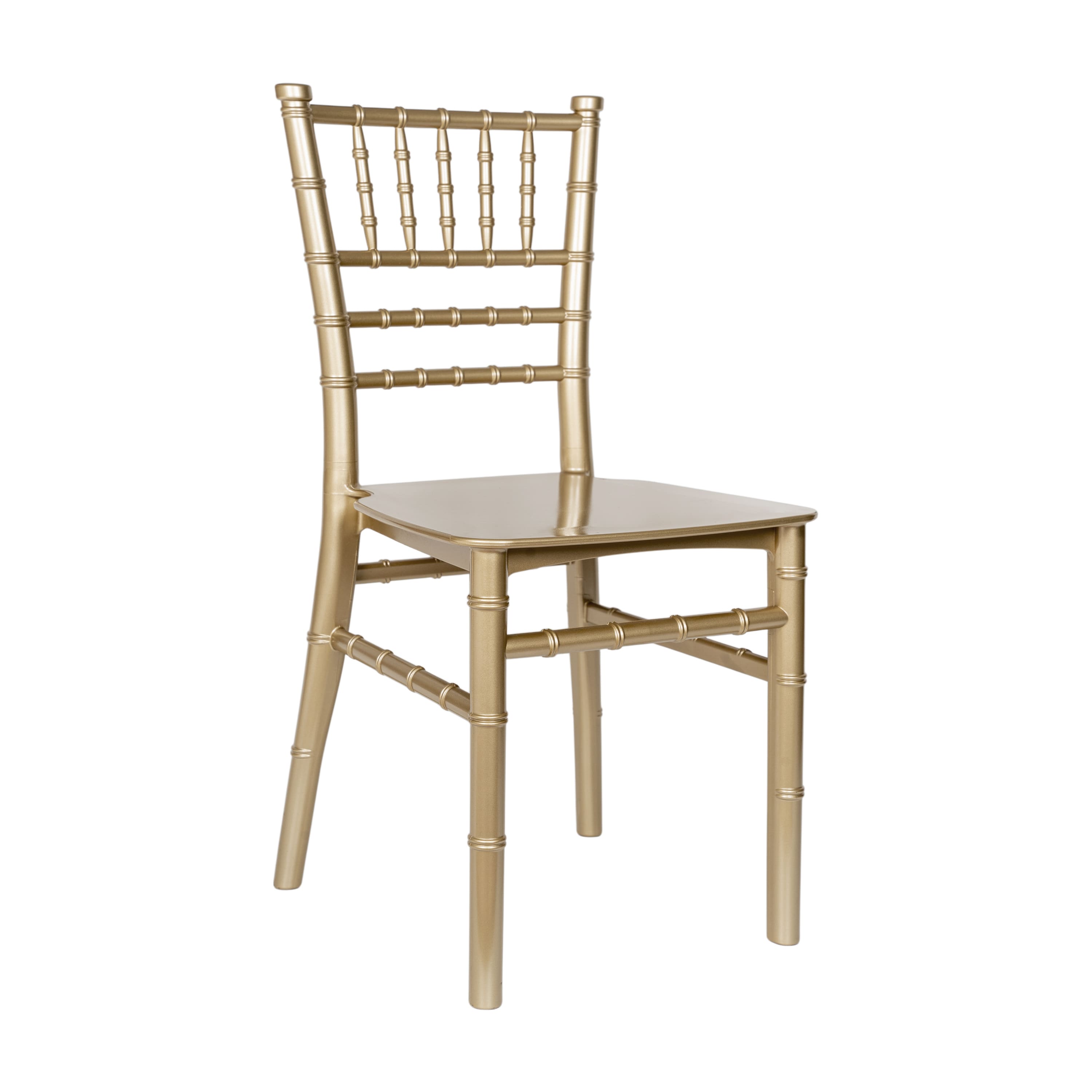 Flash Furniture - HERCULES Child Size Chiavari Chair – Durable Resin Kids Chair for Weddings, Parties & Everyday Use - Gold