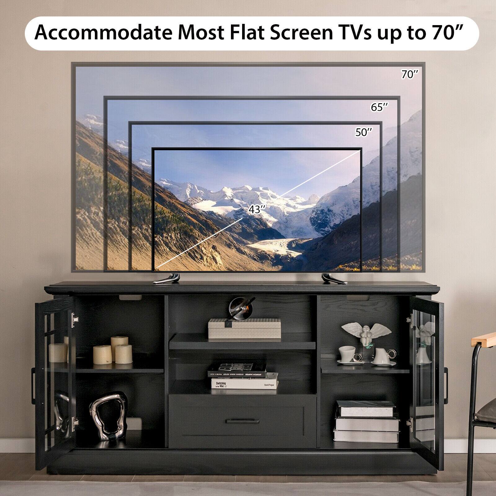 Accommodate Most Flat Screen TVs up to 70" - 70" 65" 50" 43"