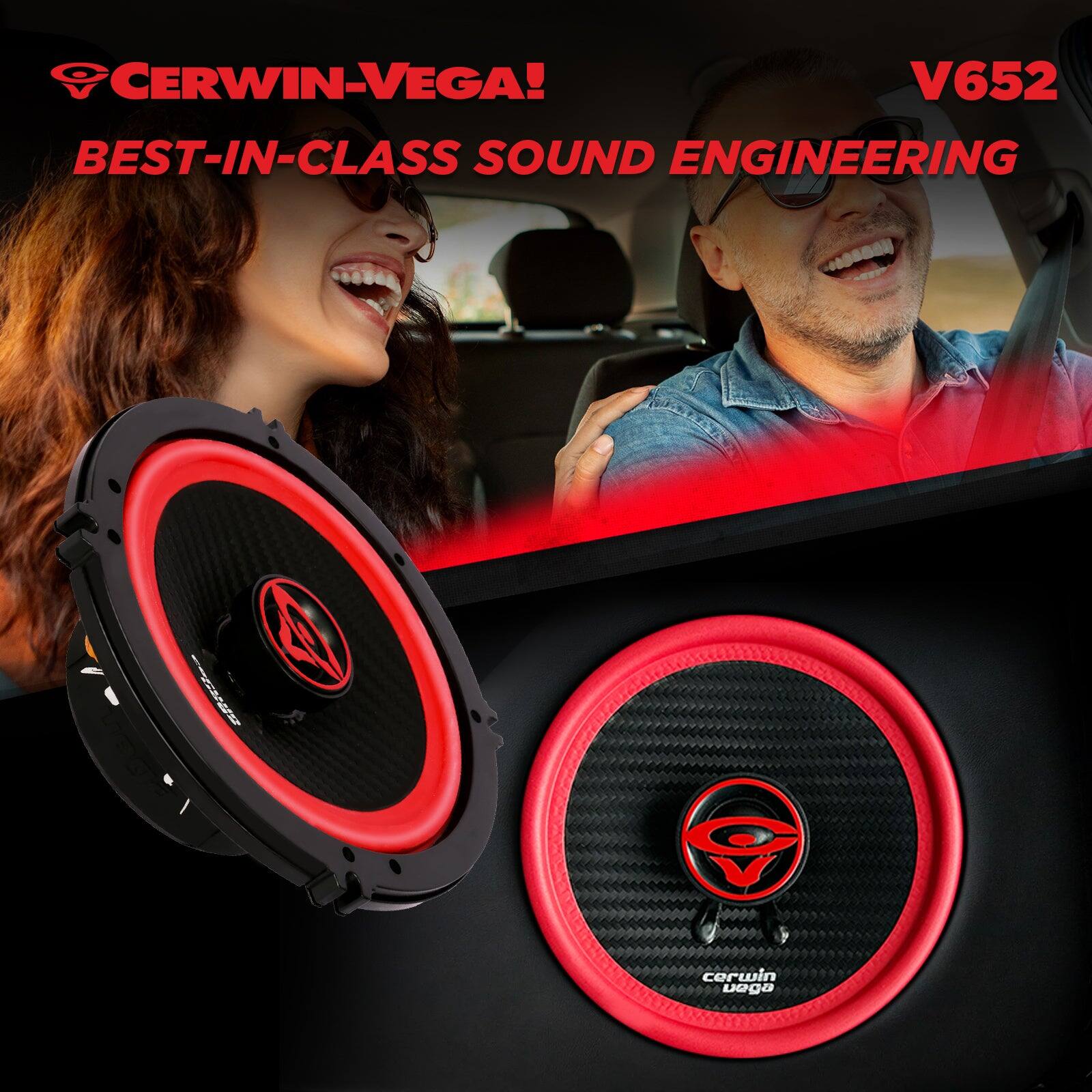 CERWIN-VEGA!  
BEST-IN-CLASS SOUND ENGINEERING  
V652