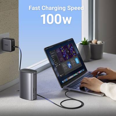 UGREEN 12 in 1 Docking Station with Triple 4K Display, 100W UGREEN 12 in 1 Docking Station with Triple 4K Display, 100W