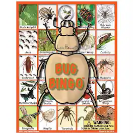 Lucy Hammett Games - Lucy Hammett Bug Bingo Game Insects, Arachnids & Creepy Crawlers Learning Game