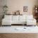 Alt View 6. Winado - 111" Sectional Couches Corduroy Upholstery U-Shape 4 Seat Sofa Set with Double Chaises & Wood Grain Legs for Living Room - White.