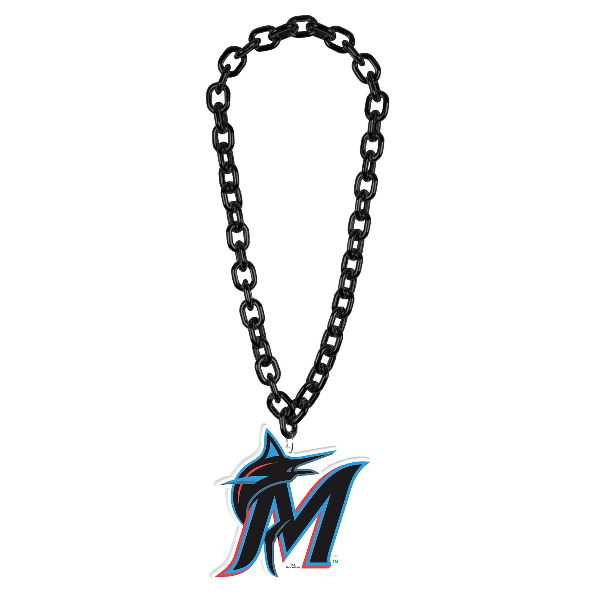 WinCraft - Miami Marlins Big Chain Logo Necklace - Multicolor price history on PriceWatchPro