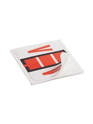 Alt View 4. Smead - BCCR Labels File Folder Label, V, Dark Orange, 500 Labels/Pack - Orange.