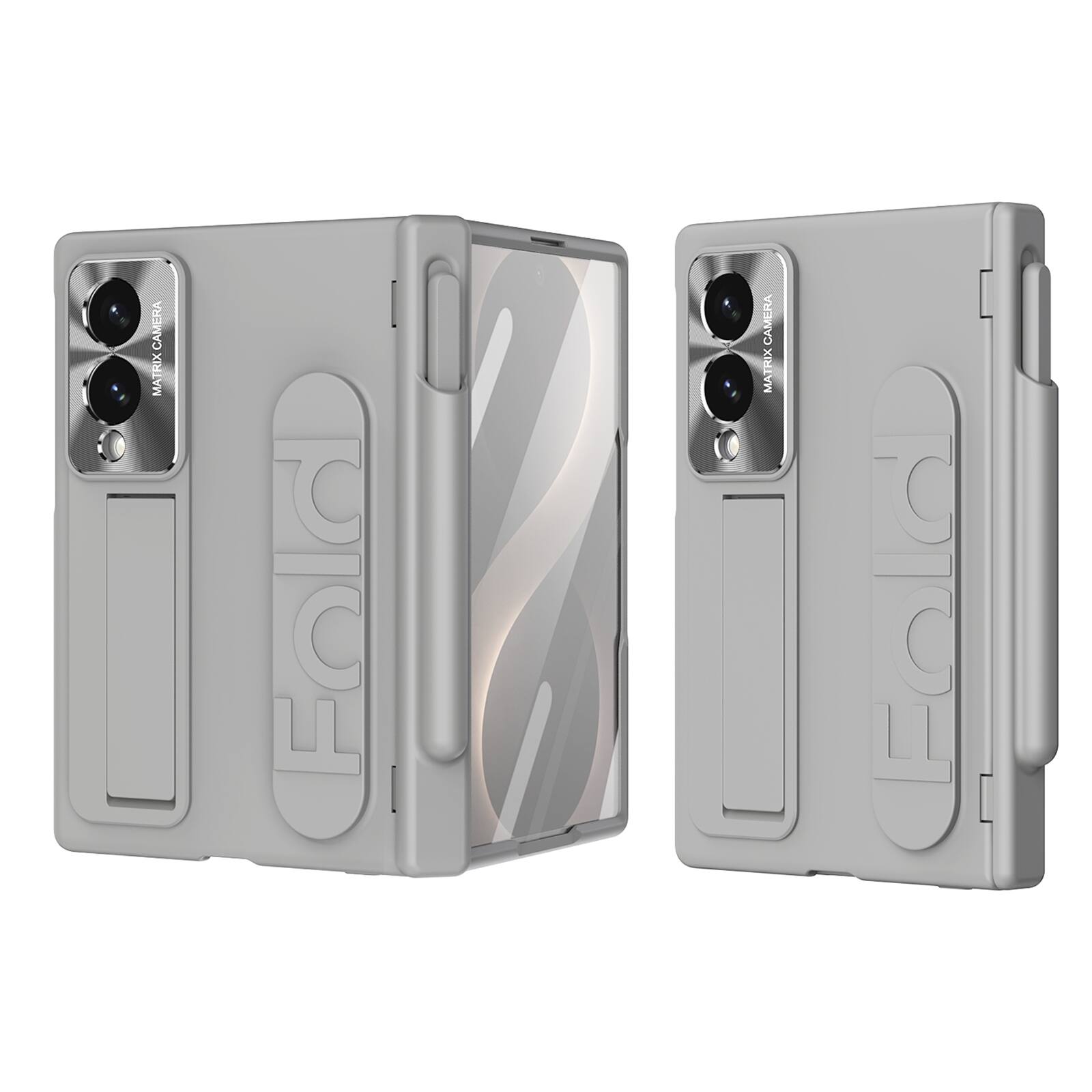 Dteck For Samsung Galaxy Z Fold8 Case Built in Screen Protector ...