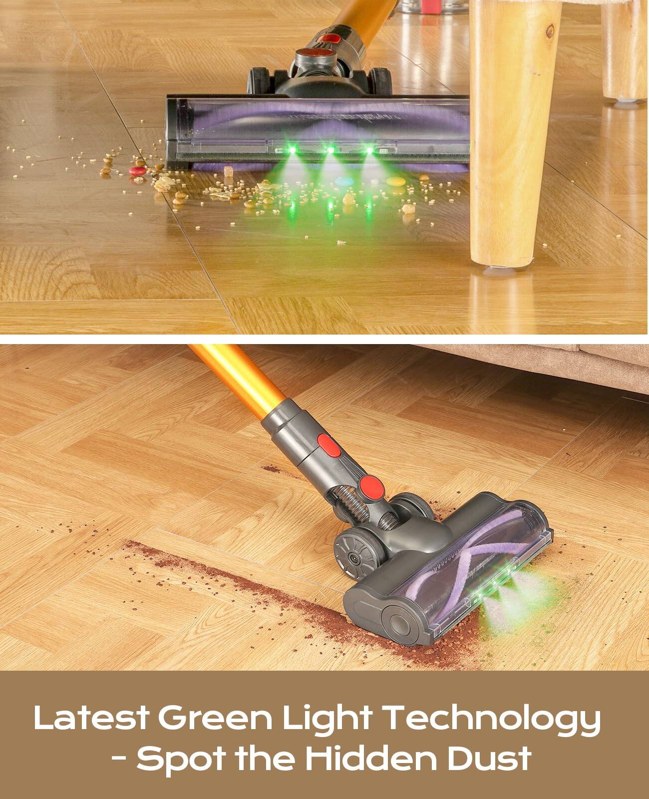 Latest Green Light Technology - Spot the Hidden Dust