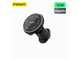 PISEN - Qi2 magnetic wireless car charger mount (TP-C70/ Black)