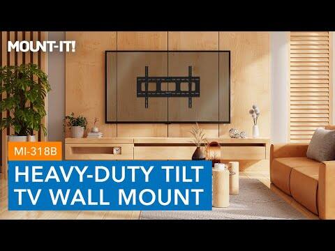 MOUNT-IT! MI-318B HEAVY-DUTY TILT TV WALL MOUNT