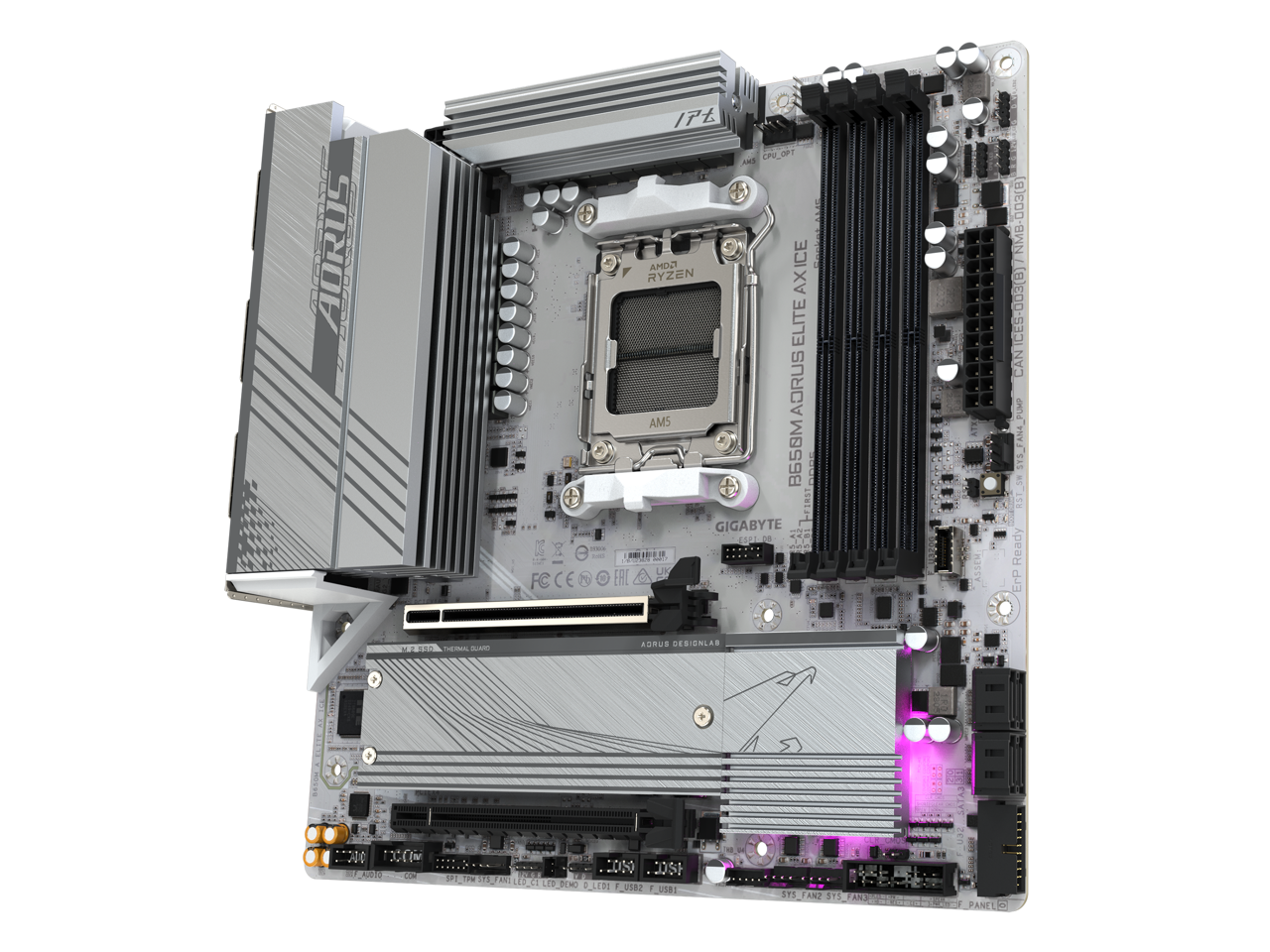 CPU 9700x B650M AORUS Elite AX PROCOOL ICE Amazon.com: GIGABYTE B650 AORUS Elite AX ICE (AM5/ LGA 1718/ AMD