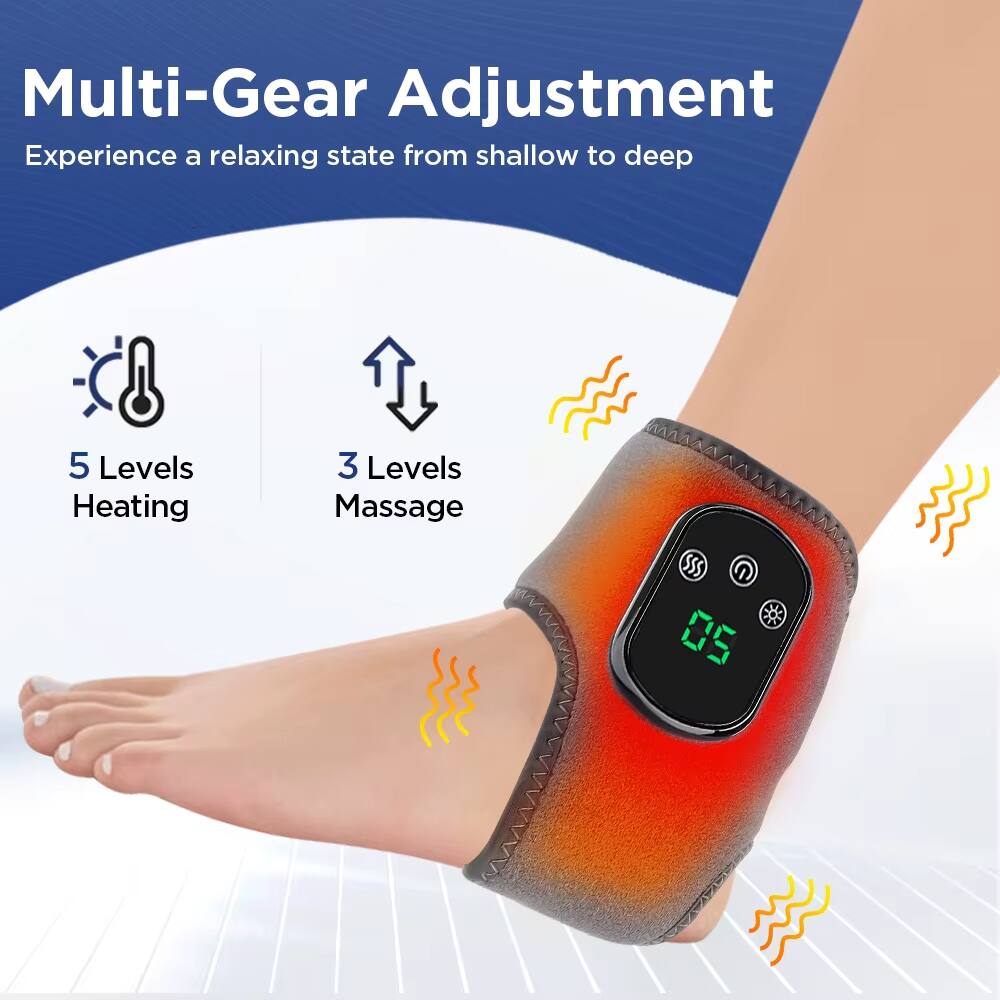 Multi-Gear Adjustment  
Experience a relaxing state from shallow to deep  

5 Levels Heating  
3 Levels Massage