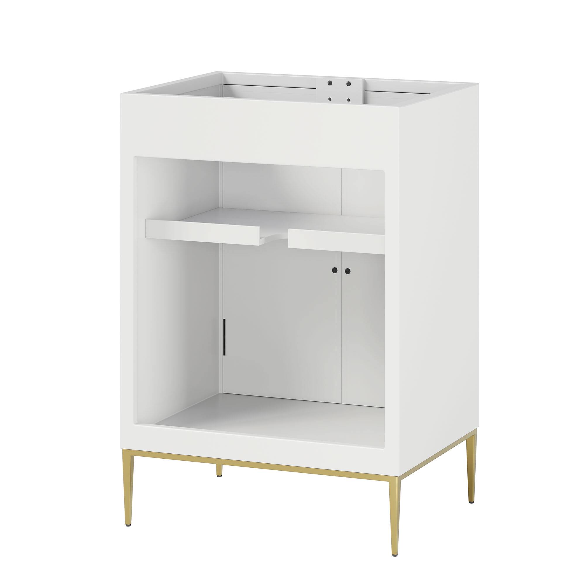 Alt View 2. Modway - Awaken 24" Bathroom Vanity Cabinet by Modway - White.