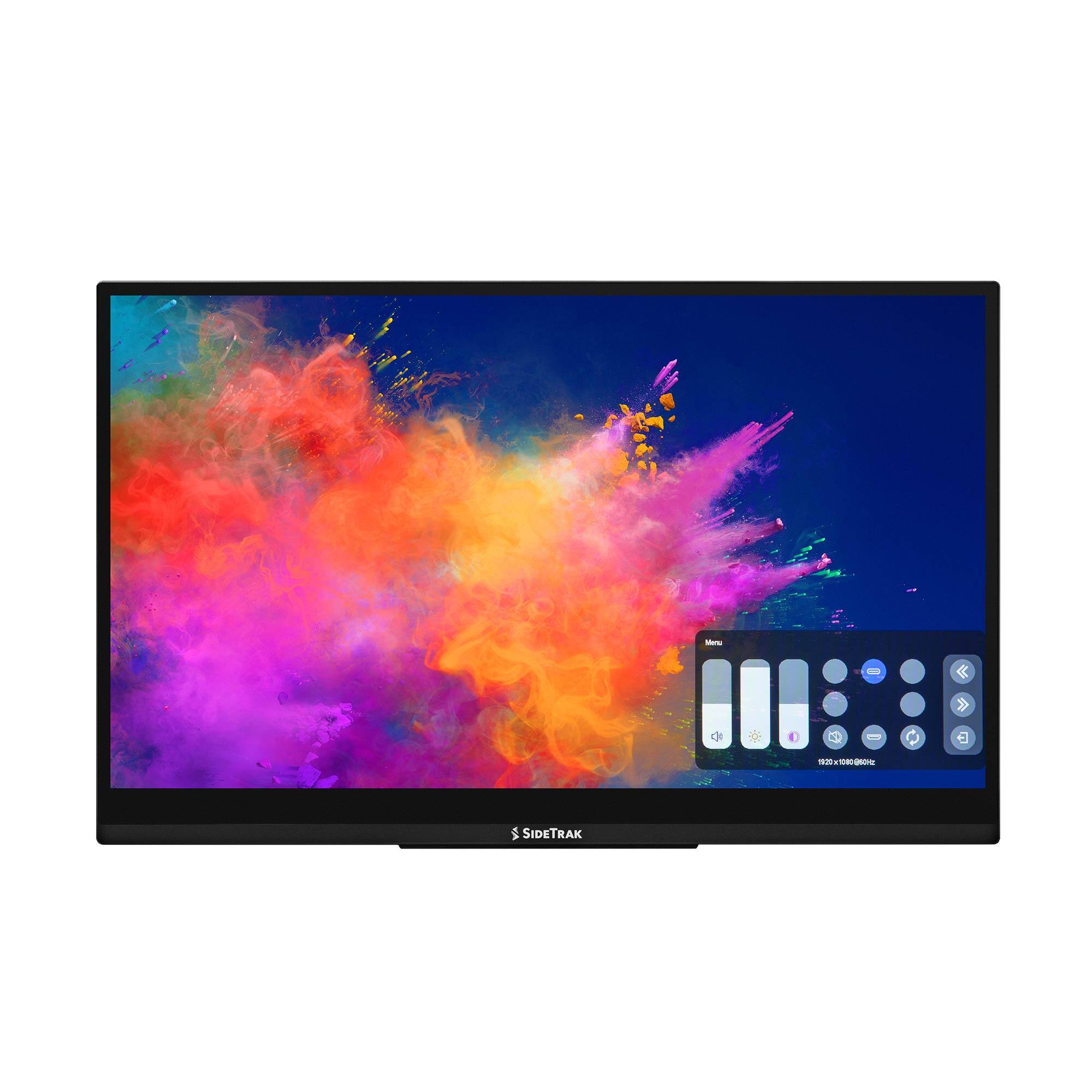 Alt View 6. SideTrak - SideTrak Solo Pro Touchscreen 15.8" Portable Monitor – Black - Black.