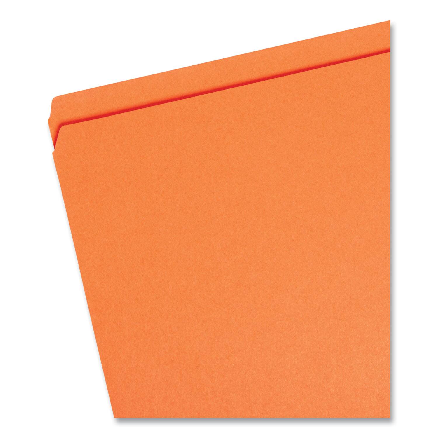 Smead Manufacturing Reinforced Top Tab Colored File Folders, Straight ...